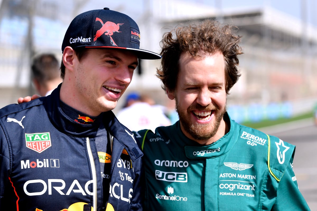 Verstappen and Vettel