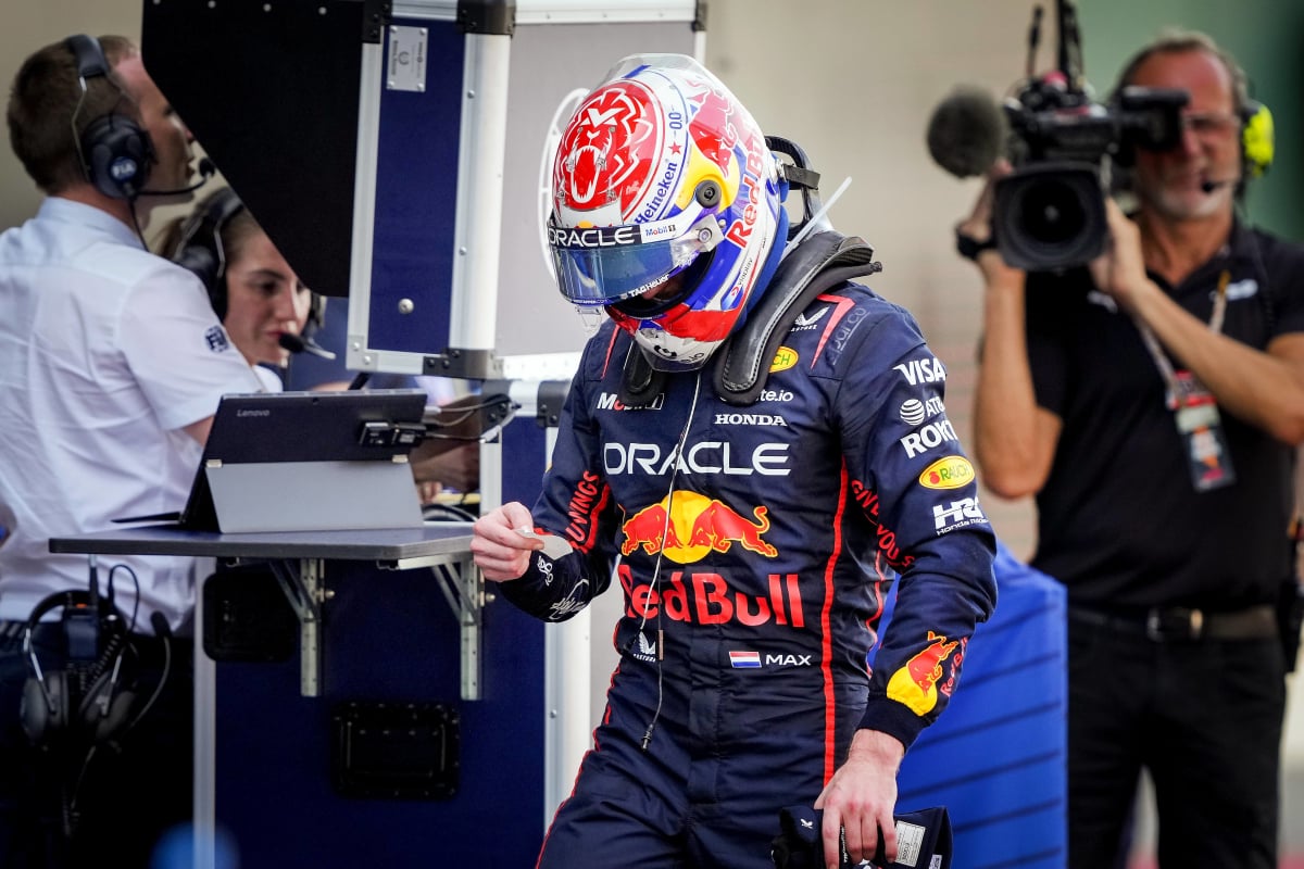 Max Verstappen after the Grand Prix