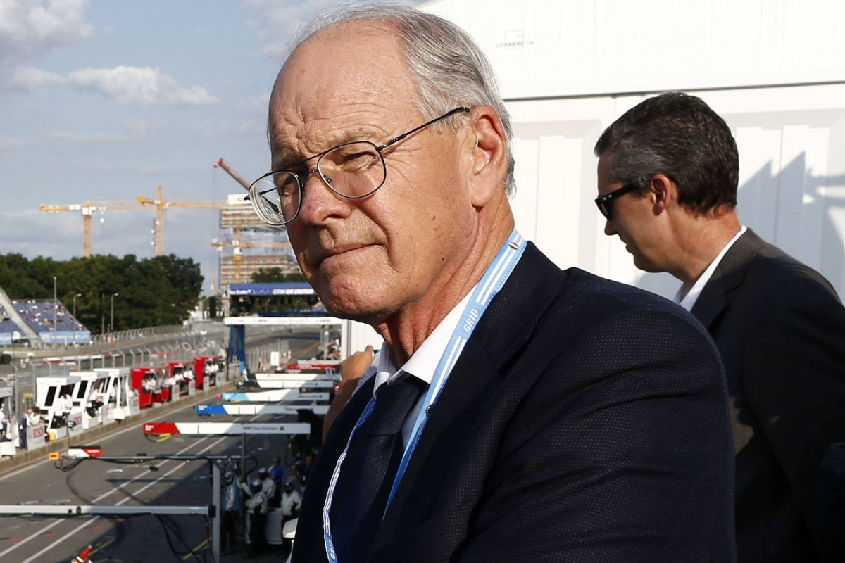 An image of NASCAR CEO Jim France at a race event