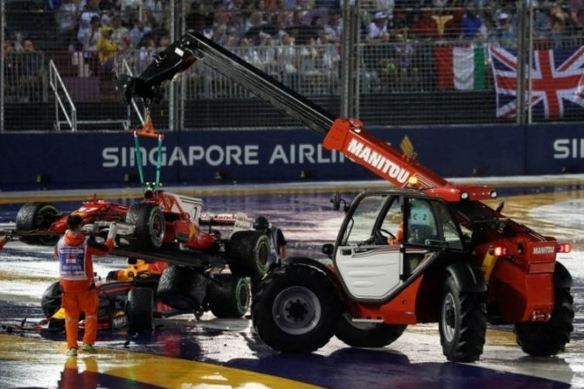 Crash Verstappen in Singapore: "Er zat één gefrustreerde kikker bij"