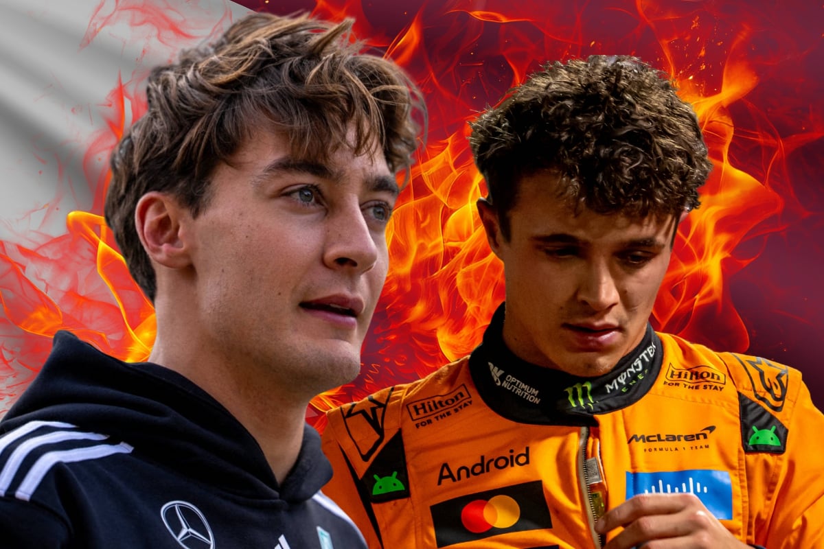 Russell and Norris in Qatar