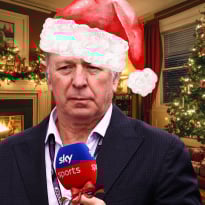 Martin Brundle enjoys Christmas party with British F1 stars