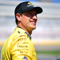 Joey Logano reacts to breaking NASCAR tie with 'great friend'