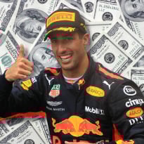 Daniel Ricciardo's $194m worth sees him beat fellow F1 star in new rich list