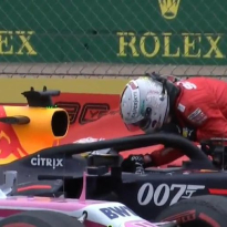 VIDEO: Vettel apologises to Verstappen after British GP collision