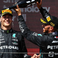 Russell reveals historical advantage over Hamilton