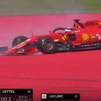 VIDEO: Vettel follows Verstappen, Bottas with accident in wild Austria FP2!