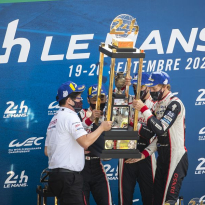 “We get to keep the trophy now” - Buemi after third Le Mans win