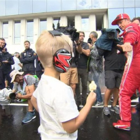 VIDEO: Raikkonen Jr. gets behind the wheel for the first time!