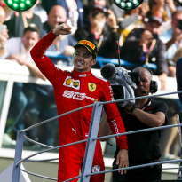 VIDEO: Leclerc parties with Prince Albert after Monza win!