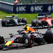 Pérez geklopt door Verstappen, maar blij met P2: "Kon niets tegen hem beginnen"