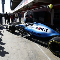 Williams vandaag de baan op voor filmdag