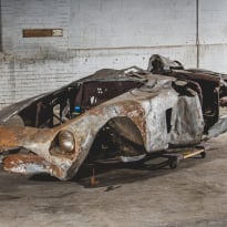 Burnt-out Ferrari driven by their 'first racing driver' sells for $2MILLION