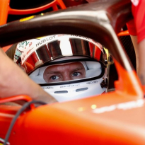 Tape, chipped paint and dead bugs: Vettel's special Monza helmet