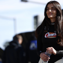 NASCAR's only full-time female driver reveals unusual path to race seat