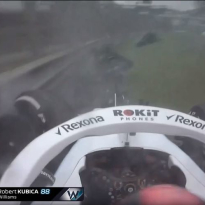 VIDEO: Kubica smashes Williams in Brazil FP2