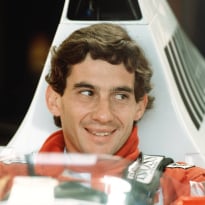 Classic Ayrton Senna car set for auction and it's signed by ANOTHER F1 champion