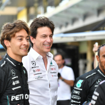 George Russell reveals his first message to Toto Wolff, and how long it took him to reply