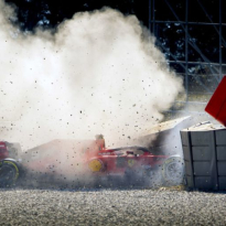 Vettel wrecks Ferrari's day, Sainz beats 2018 pace
