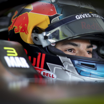 Former Red Bull star's car catches fire after terrifying somersault crash