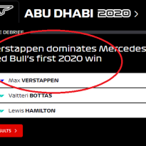 OEPSIE: Formule 1 vergeet eerste 2020-overwinning Max Verstappen