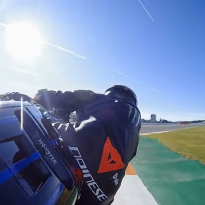 VIDEO: Ride with Lewis Hamilton on Valentino Rossi's Yamaha MotoGP bike!