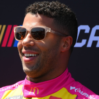 NASCAR star Bubba Wallace announces birth of newborn baby at Darlington