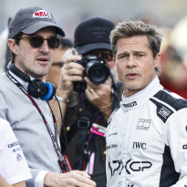 Hamilton admits nearly CRASHING car with Brad Pitt