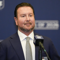 NASCAR Hall of Famer Kurt Busch holds back the tears in emotional Greg Biffle tribute