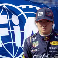 Tsunoda reageert op straf vanuit FIA: 'Had niet het gevoel dat ik de baan overschreed'