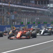 VIDEO: Hamilton, Verstappen collide at Mexican GP race start