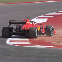 VIDEO: Vettel spins out in COTA practice!