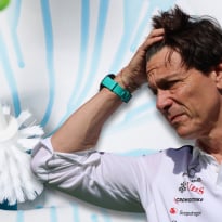 Toto Wolff admits taking charge of cleaning toilets at Mercedes