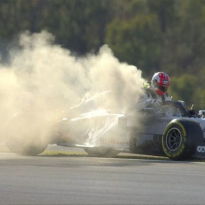 CODE ROOD: Pierre Gasly ziet z'n AlphaTauri vlam vatten