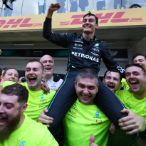 Russell backed for shock Mercedes VICTORY in Brazil