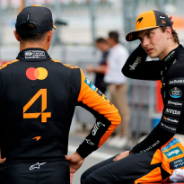 F1 Results Today: McLaren drivers crash in dramatic late race incident as Mercedes claim first win