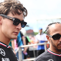 Russell claims Hamilton exit 'really good' for Mercedes team