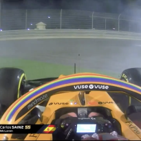 Sainz veroorzaakt rode vlag met flinke spin in Q2