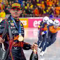 Max Verstappen helps Dutch go for GOLD at 2026 Winter Olympics