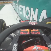 VIDEO: Albon wrecks Red Bull in huge Mexico crash