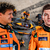 Norris staat open voor Verstappen als teamgenoot: "En Max, Max ook natuurlijk"