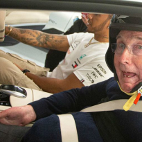 VIDEO: Hamilton gives Frank Williams hot lap to remember!