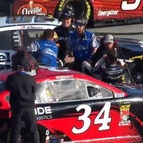 VIDEO: NASCAR drivers brawl out the car!