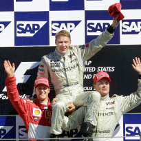 F1 icon reveals how he raced with helmet of bitter rival Michael Schumacher