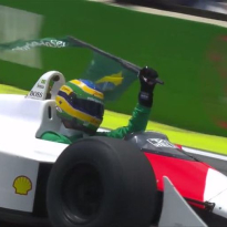 VIDEO: Senna's McLaren driven by nephew at Interlagos