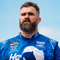 Jason Kelce hits new heights with first NASCAR race win in pit crew role