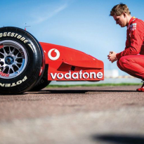 VIDEO: Schumacher drives father's exact title-winning Ferrari F2002