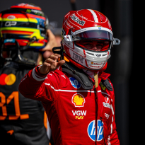 Leclerc SEÑALA a Verstappen tras el podio en el GP de Bélgica