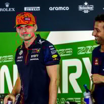Verstappen welcomes 'READY' Ricciardo back to F1 grid with touching remark