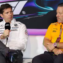 Williams F1 boss attends McLaren test